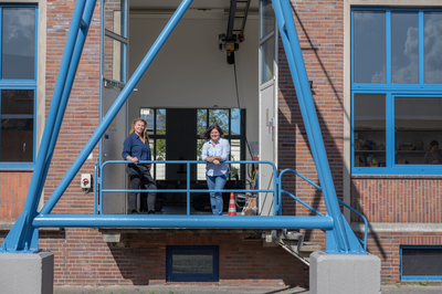 Dr. Regina Usbeck und Dr. Melanie Dillon von FIELAX | © BIS Bremerhaven / aheads Innovative Forschung zur Sicherung kritischer Energieinfrastruktur | © BIS Bremerhaven / aheads