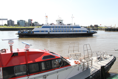 Die Weserfähre Bremerhaven | © Helmut Stapel Wasserstoff-Fähre als Pilotprojekt | © Helmut Stapel