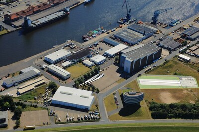 Baubeginn für Rotorblattprüfstand der Superlative | © Fraunhofer IWES in Bremerhaven Baubeginn für Rotorblattprüfstand der Superlative | © Fraunhofer IWES in Bremerhaven