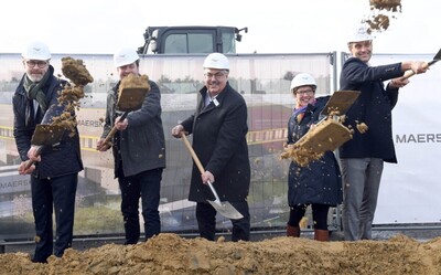 Baustart für nachhaltigen Maersk Logistik Campus | © Scheer Baustart für nachhaltigen Maersk Logistik Campus | © Scheer