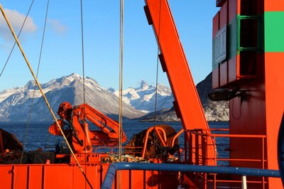 Die Tiefsee im Takt des Klimawandels | © Das deutsche Forschungsschiff Walther Herwig III vor Grönland