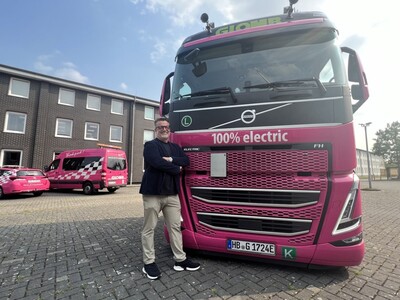 Innovative Zugmaschine mit Zero-Emission | © Stop press/Helmut Stapel Innovative Zugmaschine mit Zero-Emission | © Stop press/Helmut Stapel