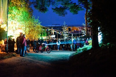 Premiere für das Radkino in der Seestadt | © Night Ride / 5/2017 Premiere für das Radkino in der Seestadt | © Night Ride / 5/2017