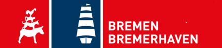 Logo Bremen und Bremerhaven | © Stadt Bremerhaven/Land Bremen zwei Logos mit Schiff und Tieren, die aufeinander stehen | © Stadt Bremerhaven/Land Bremen